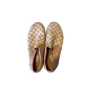 Vans Slip On Pink White Checkerboard Skate Shoes Sneakers Women's Priced to sell